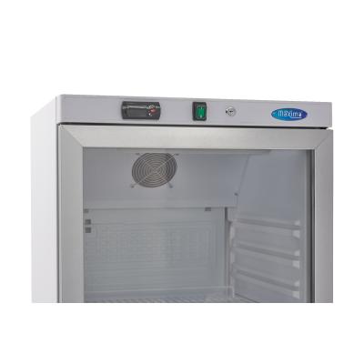 Maxima Lednice - 400 l - bílá - se skleněnými dveřmi |  09405018